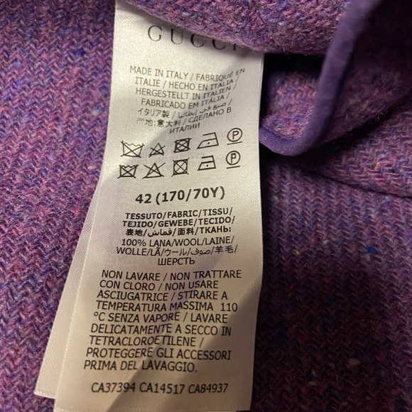 Gucci Purple Pleated Skirt - Picture 5 of 6